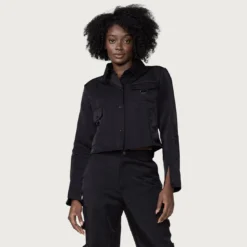 Honor The Gift Women Cadet Top (black) -Marvia Wear Sales Store hgwg230130blk 8