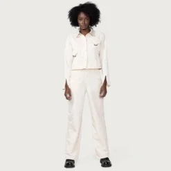 Honor The Gift Women Cadet Top (cream) -Marvia Wear Sales Store hgwg230130crm 3