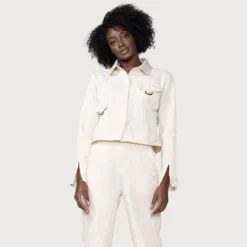 Honor The Gift Women Cadet Top (cream) -Marvia Wear Sales Store hgwg230130crm 4