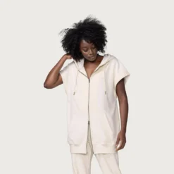 Honor The Gift Women Labor Oversized Hoodie (bone) -Marvia Wear Sales Store hgwg230150bon 4