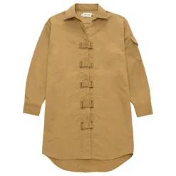 Honor The Gift Women Mining Shirt Dress (khaki)