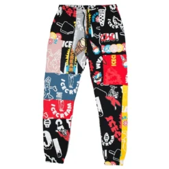 Ice Cream Men Coalition Sweatpants (black / Print)