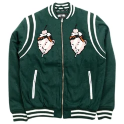Ice Cream Men Faces Jacket (green)