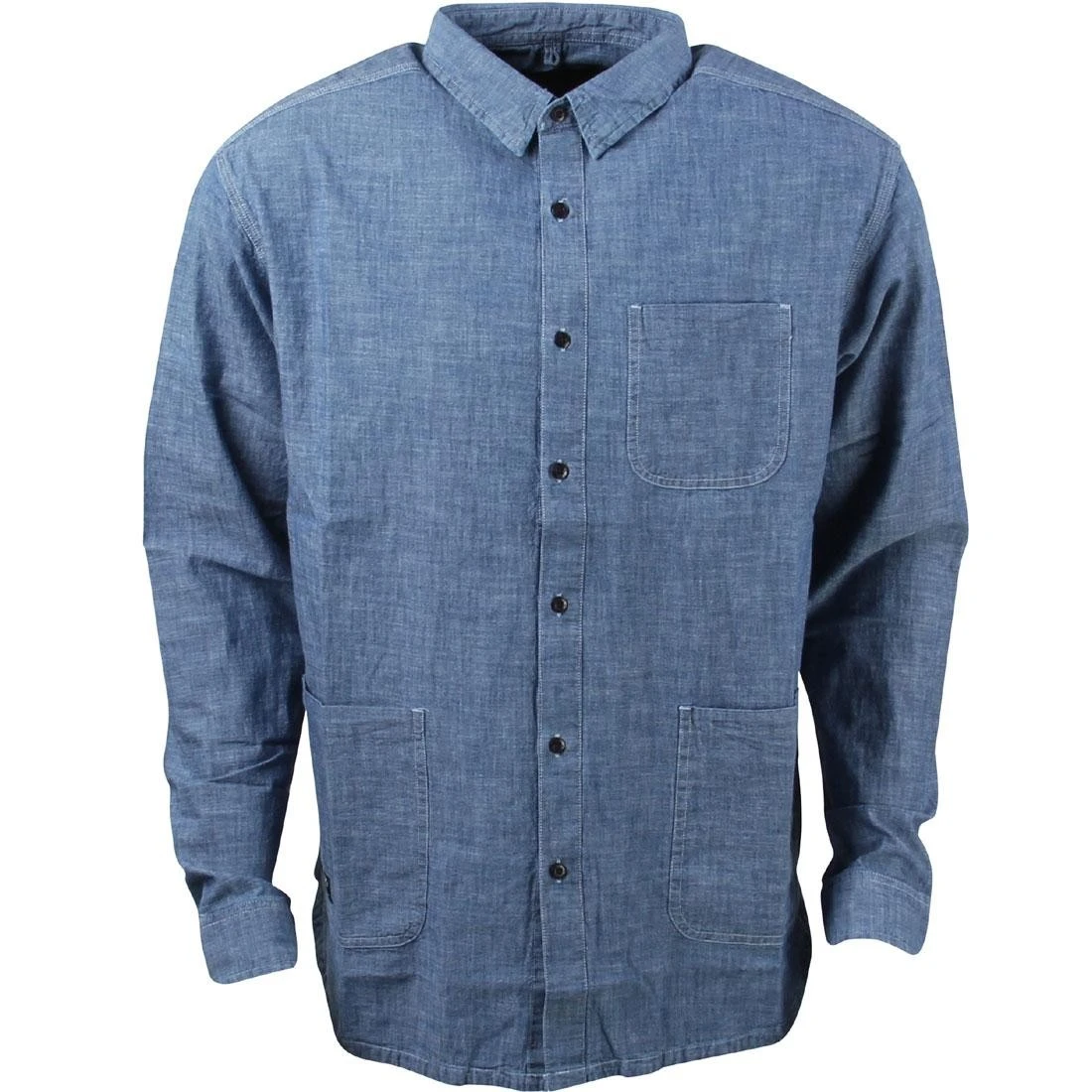 10 Deep Men Garment Supply Chambray Shirt (blue / Stone Wash) 1 10 Deep Men Garment Supply Chambray Shirt (blue / Stone Wash)