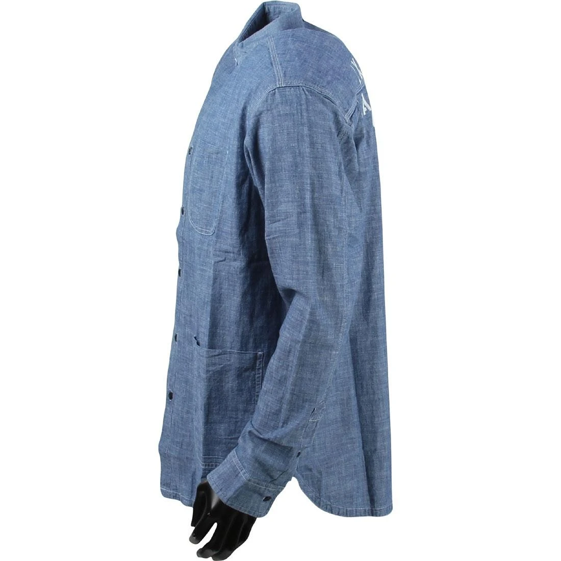 10 Deep Men Garment Supply Chambray Shirt (blue / Stone Wash) 3 10 Deep Men Garment Supply Chambray Shirt (blue / Stone Wash) - Image 3