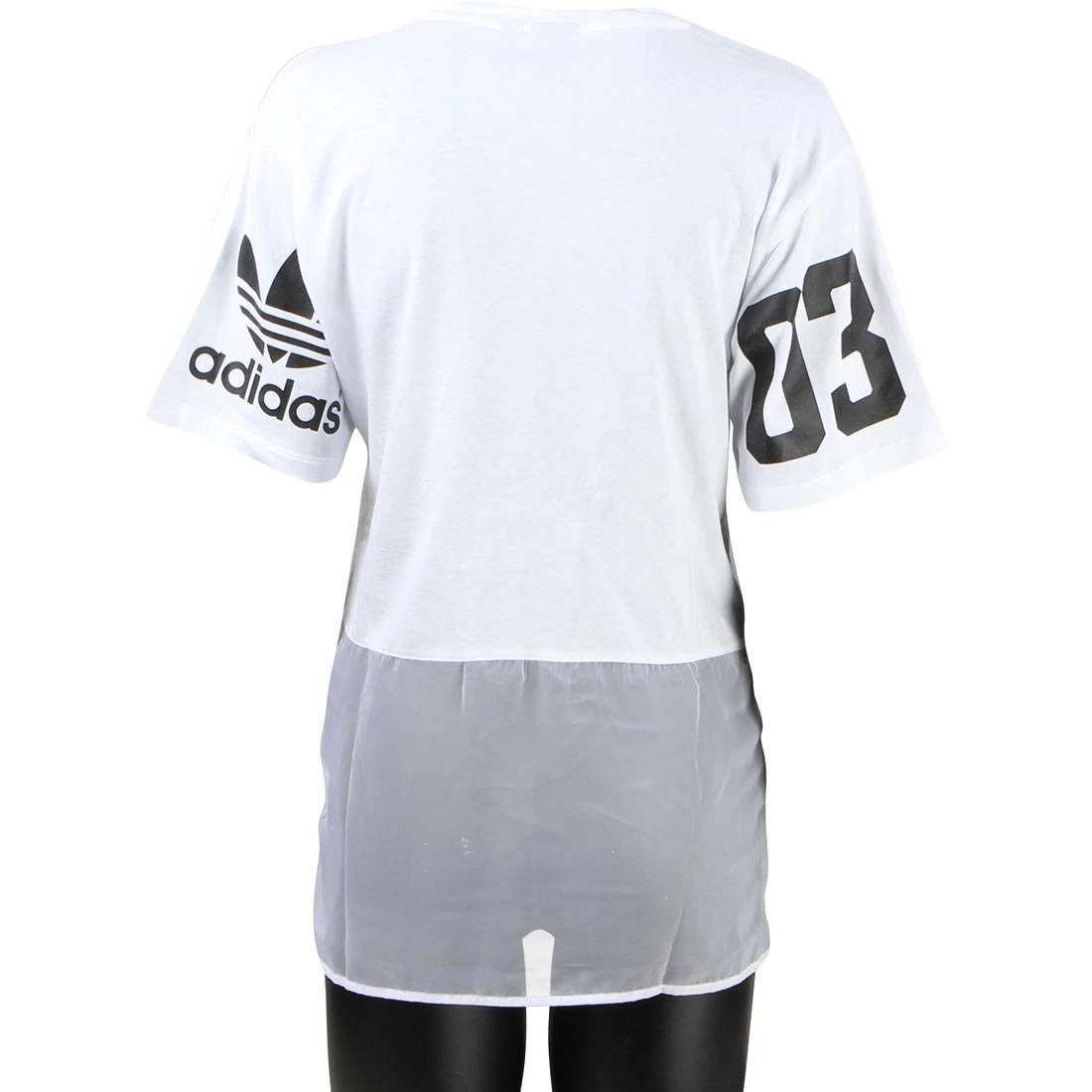 Adidas Women Basketball Tee Dress (white) 2 Adidas Women Basketball Tee Dress (white) - Image 2