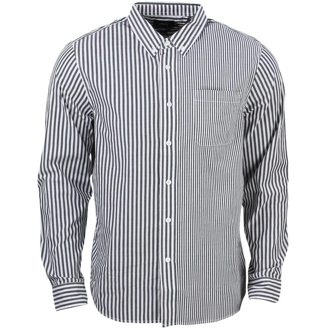 Stussy Men Multi Stripe Shirt (black) 1 Stussy Men Multi Stripe Shirt (black)