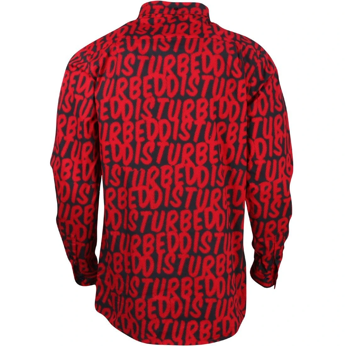 Lazy Oaf Men Disturbed Shirt (black / Red) 2 Lazy Oaf Men Disturbed Shirt (black / Red) - Image 2