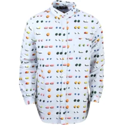 Lazy Oaf Men Medicated Shirt (white / Blue)