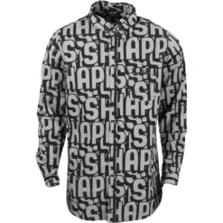 Lazy Oaf Men Shit Happens Shirt (black / Gray)