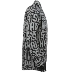 Lazy Oaf Men Shit Happens Shirt (black / Gray) -Marvia Wear Sales Store img 2405