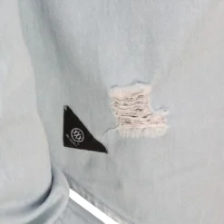 10 Deep Men Destructo Long Sleeve Shirt (blue / Light Damage) -Marvia Wear Sales Store img 2585