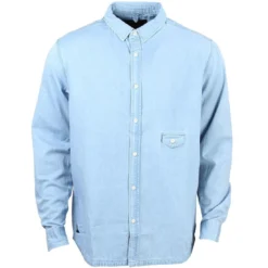 10 Deep Men Red Tail Sweeper Long Sleeve Shirt (blue / Light Indigo)