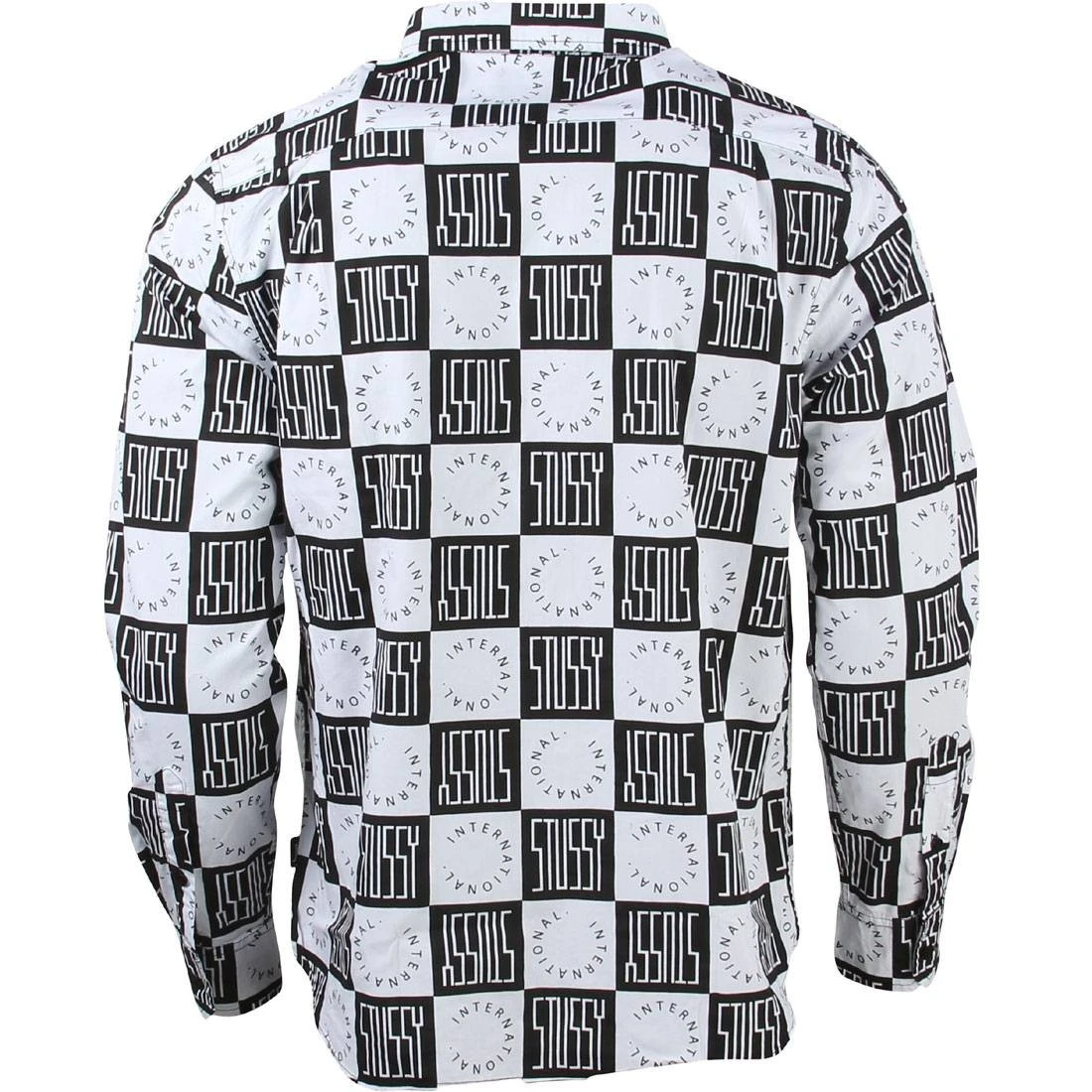 Stussy Men Block Check Shirt (white) 2 Stussy Men Block Check Shirt (white) - Image 2