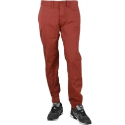 Vans Men Excerpt Chino Pegged Pants (maroon / Brick)