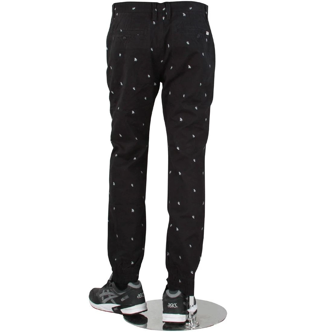 Vans Men Excerpt Chino Pegged Pants (black / Palm Ditsy) 2 Vans Men Excerpt Chino Pegged Pants (black / Palm Ditsy) - Image 2