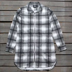 Stussy Women Lincoln Shirt Dress (white)