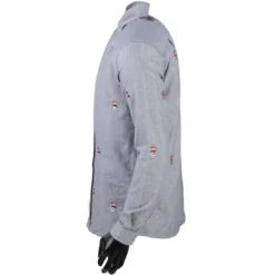 Lazy Oaf Men Pack A Day Long Sleeve Shirt (blue) -Marvia Wear Sales Store img 3947