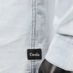 Barney Cools Men B Schooled Button Up Shirt (gray / Chambray) -Marvia Wear Sales Store img 6166