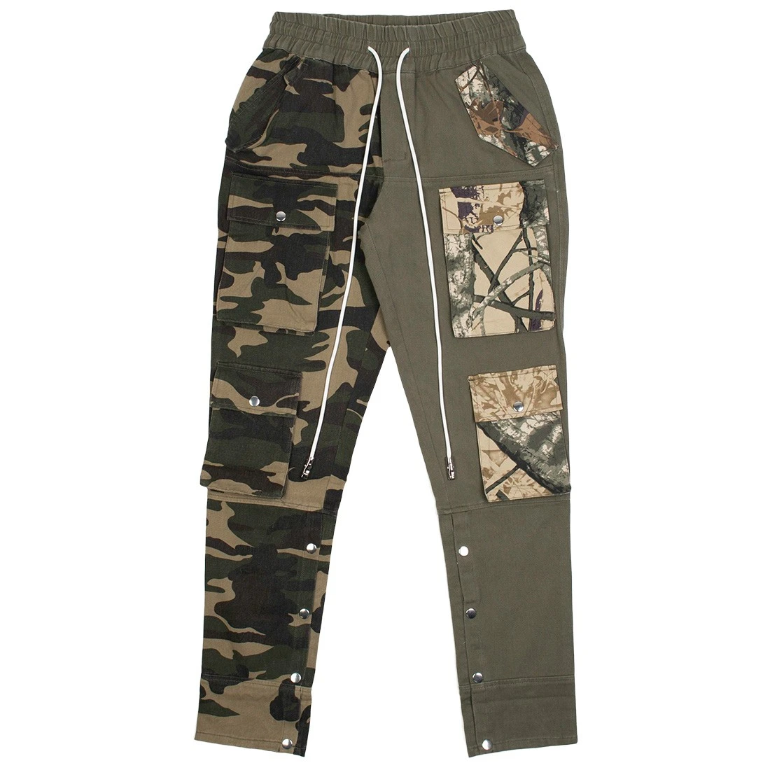 Lifted Anchors Men Harington Split Camo Pants (green / Olive) 1 Lifted Anchors Men Harington Split Camo Pants (green / Olive)