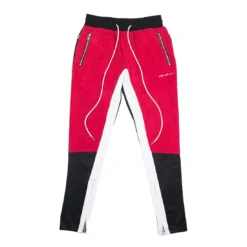 Lifted Anchors Men Link Corduroy Track Pants (red / Black)