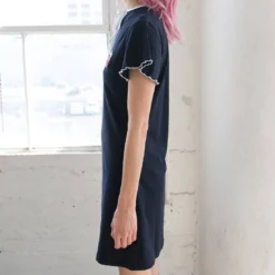 Lazy Oaf X Hello Kitty Women Keyhole Dress (Black) -Marvia Wear Sales Store lohkkeydreblk2