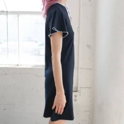 Lazy Oaf X Hello Kitty Women Keyhole Dress (Black) -Marvia Wear Sales Store lohkkeydreblk4