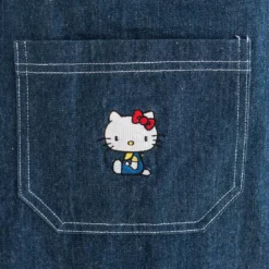 Lazy Oaf X Hello Kitty Women Pinny Dress Blue (Denim) -Marvia Wear Sales Store lohkpindresbl5