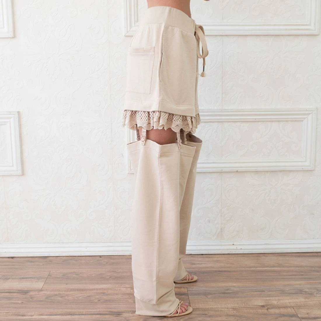 Puma X Fenty By Rihanna Women Suspenders Pants (brown / Khaki) 3 Puma X Fenty By Rihanna Women Suspenders Pants (brown / Khaki) - Image 3