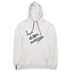 Paper Planes Men Rip And Repair Hoody (gray / Silver)