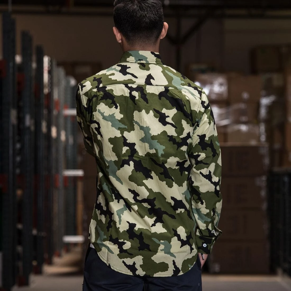 BAIT Basics Long Sleeve Shirt (camo) 7 BAIT Basics Long Sleeve Shirt (camo) - Image 7