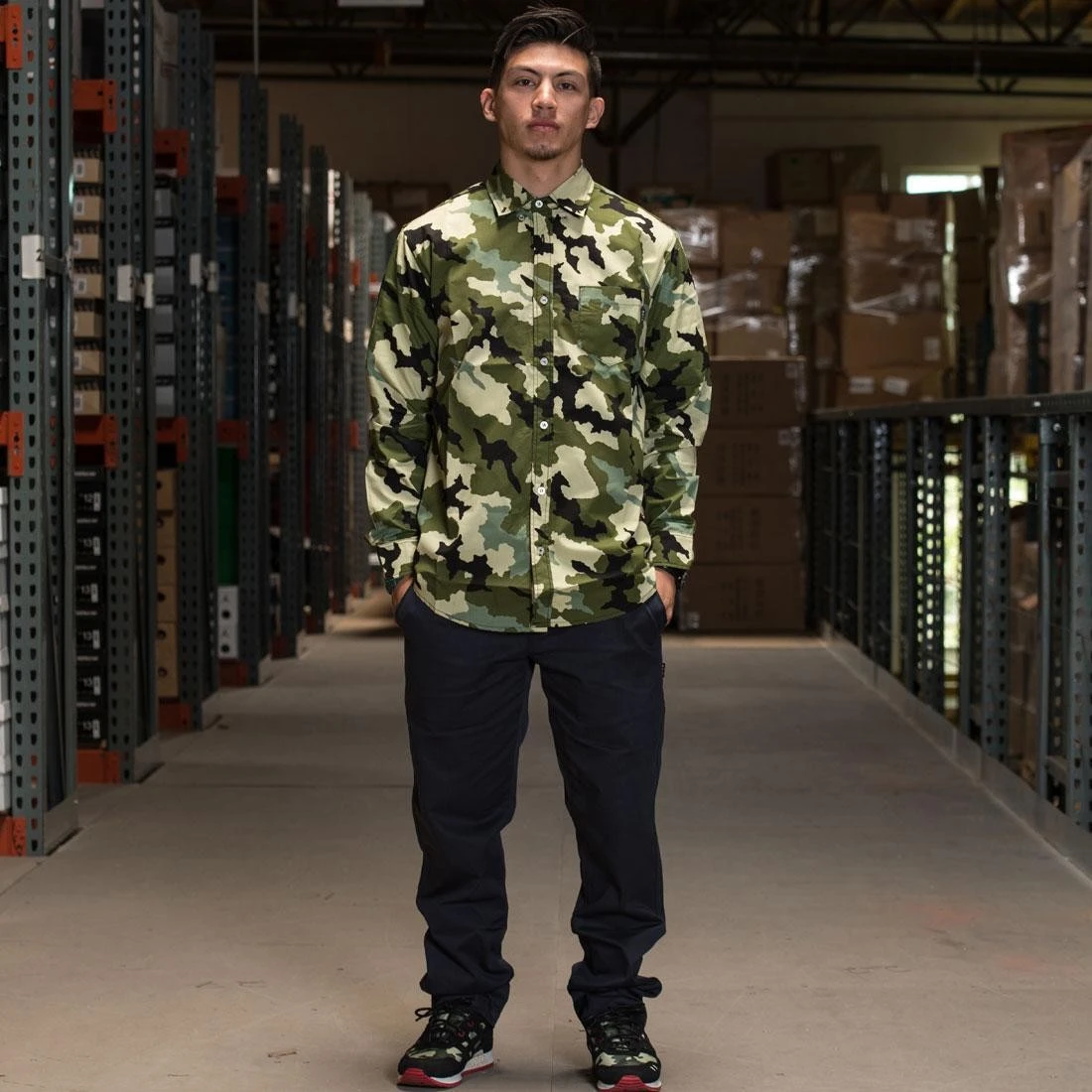 BAIT Basics Long Sleeve Shirt (camo) 8 BAIT Basics Long Sleeve Shirt (camo) - Image 8
