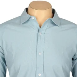 Undefeated Vintage Chambray Long Sleeve Shirt (blue / Light Blue) -Marvia Wear Sales Store un511028blu thum4 43701