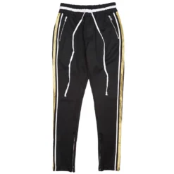 Lifted Anchors Men Jenner Track Pants - BAIT Exclusive (black / White / Gold)