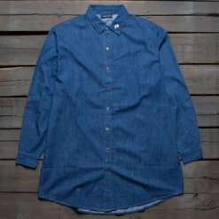 Lazy Oaf Women Sad Rainbow Shirt (blue / Denim)