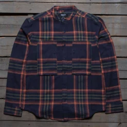 10 Deep Men Mandarin Workshirt (navy)