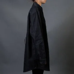 Lazy Oaf Women Sheer Heart Denim Shirt (blue / Denim) -Marvia Wear Sales Store v07a1259 2