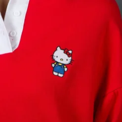 Lazy Oaf X Hello Kitty Women Rugby Dress (red) -Marvia Wear Sales Store v07a1389 1