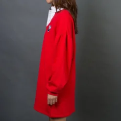Lazy Oaf X Hello Kitty Women Rugby Dress (red) -Marvia Wear Sales Store v07a1390