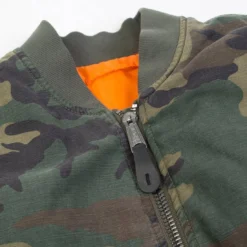 Alpha Industries Men MA-1 CTN Reversible Jacket (camo / Woodland Camo) -Marvia Wear Sales Store v07a2684 1