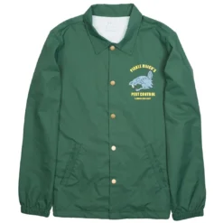 BAIT X Rick And Morty Men Pickle Rick Coaches Jacket (green / Forest)