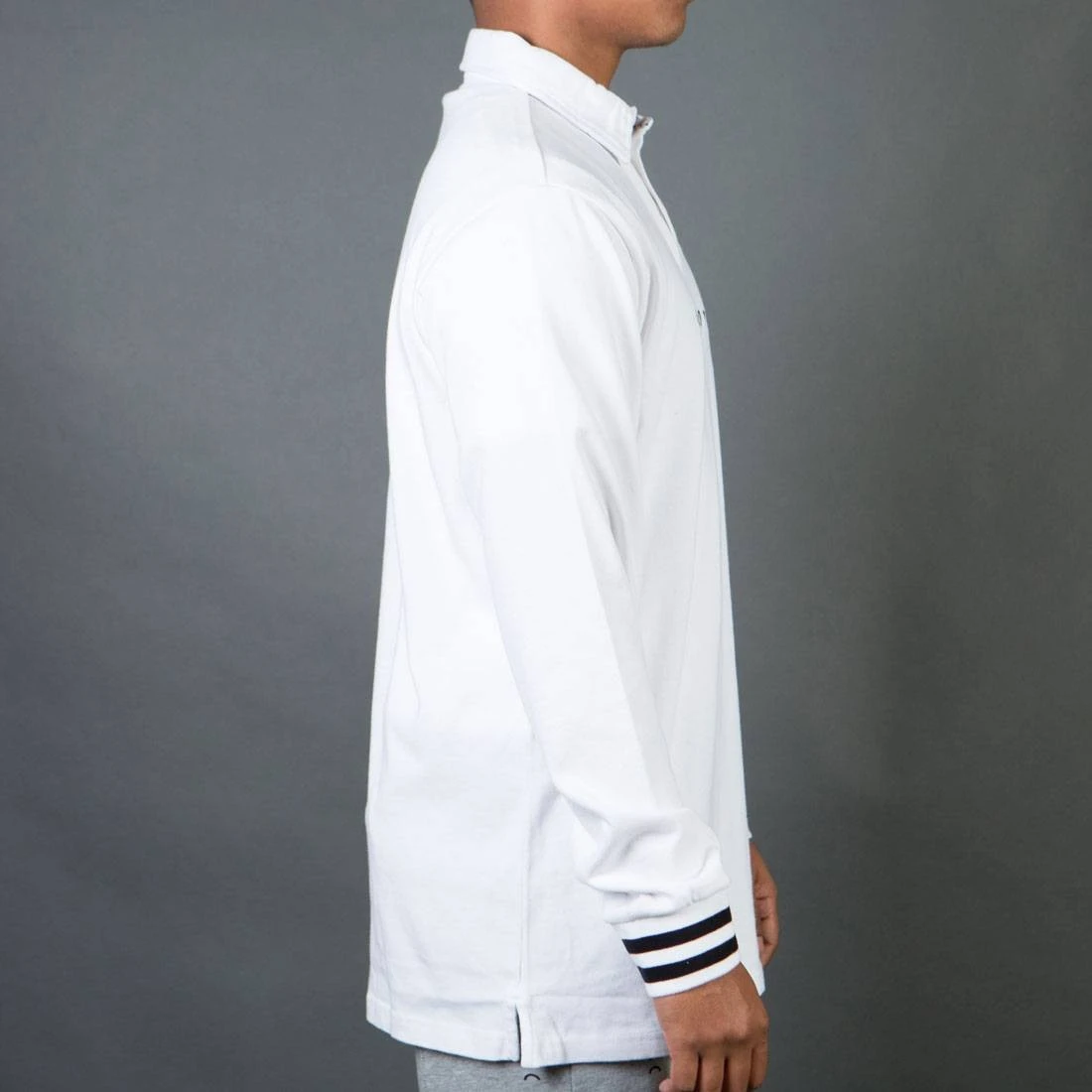 Lazy Oaf Men Not Today Long Sleeve Jersey Tee (white) 3 Lazy Oaf Men Not Today Long Sleeve Jersey Tee (white) - Image 3