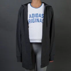 Adidas Women Comfort Cover-Up Top (gray / Dark Grey Heather)