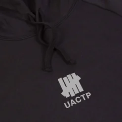 Undefeated Men UACTP Short Sleeve Pullover Hoody (black) -Marvia Wear Sales Store v07a6886 2