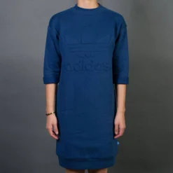 Adidas Women Sweat Dress (blue / Mystery Blue)