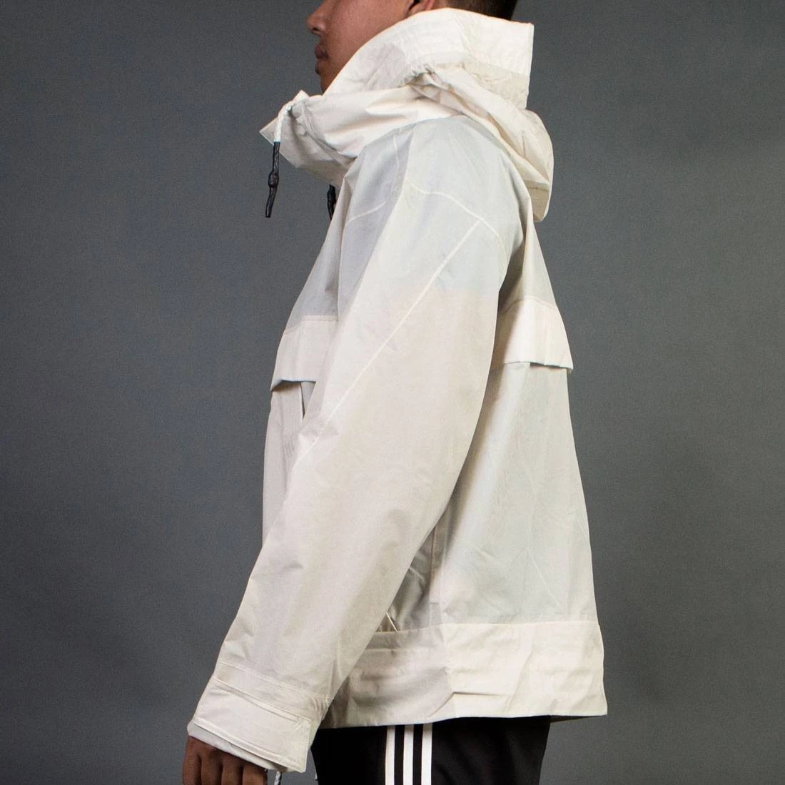 Adidas Consortium Day One Men Bonded Windbreaker Jacket (brown / Clear Brown) 4 Adidas Consortium Day One Men Bonded Windbreaker Jacket (brown / Clear Brown) - Image 4