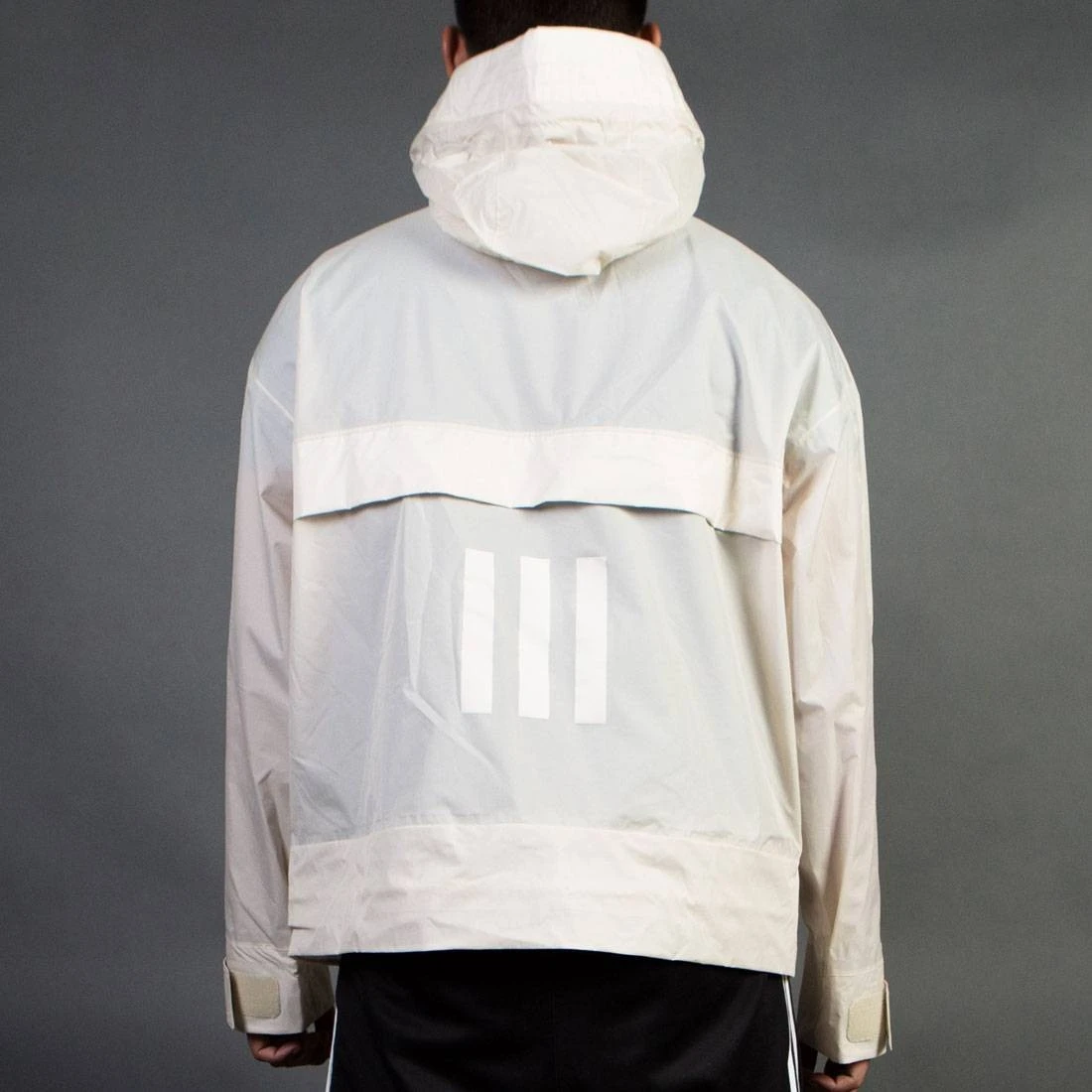 Adidas Consortium Day One Men Bonded Windbreaker Jacket (brown / Clear Brown) 2 Adidas Consortium Day One Men Bonded Windbreaker Jacket (brown / Clear Brown) - Image 2