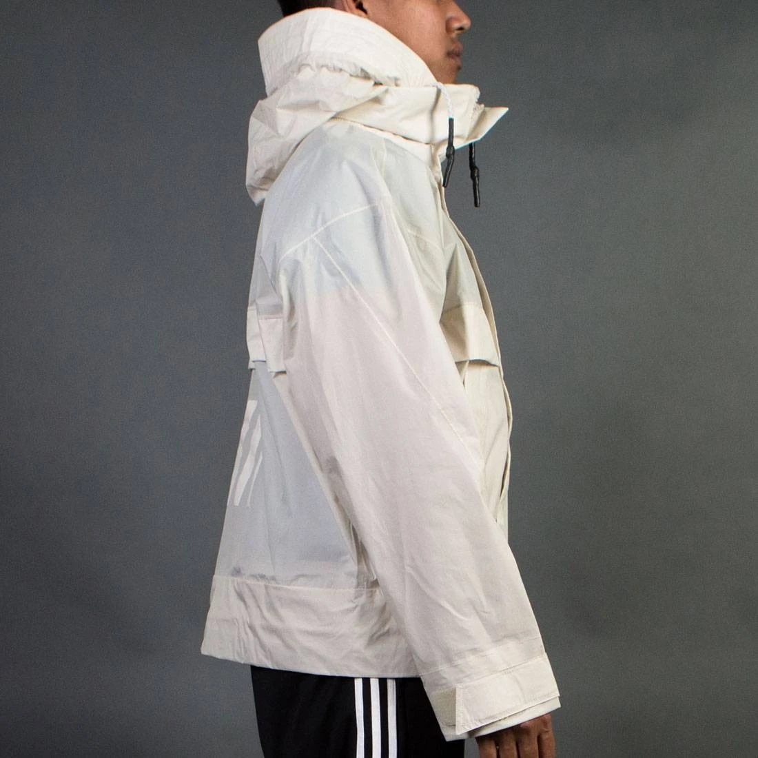 Adidas Consortium Day One Men Bonded Windbreaker Jacket (brown / Clear Brown) 3 Adidas Consortium Day One Men Bonded Windbreaker Jacket (brown / Clear Brown) - Image 3