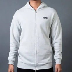 BAIT Men French Terry Hoody - Made In LA (gray / Heather)