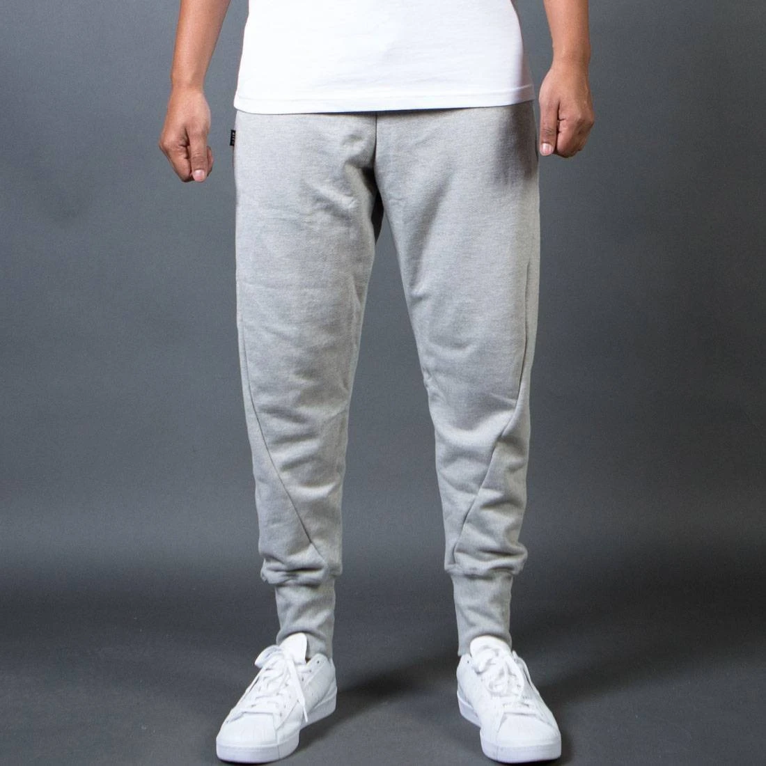 BAIT Men French Terry Jogger Pants - Made In LA (gray / Heather) 1 BAIT Men French Terry Jogger Pants - Made In LA (gray / Heather)